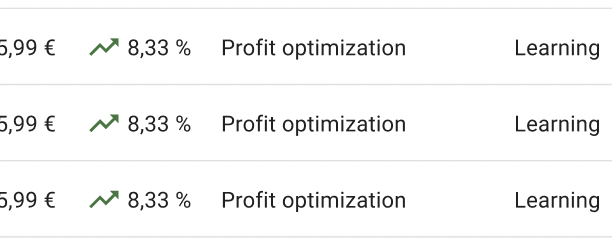 Pricen AI learning from the transactional data