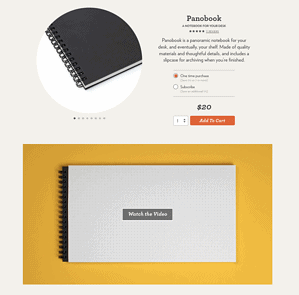 panobook product page example