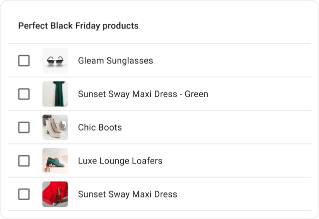 Perfect Black Friday products